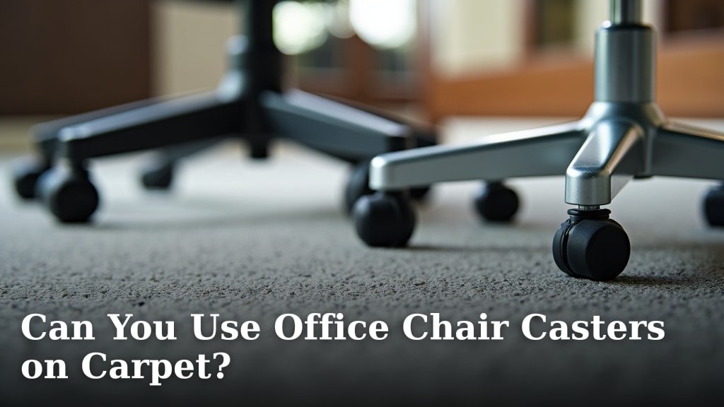 Can You Use Office Chair Casters on Carpet?