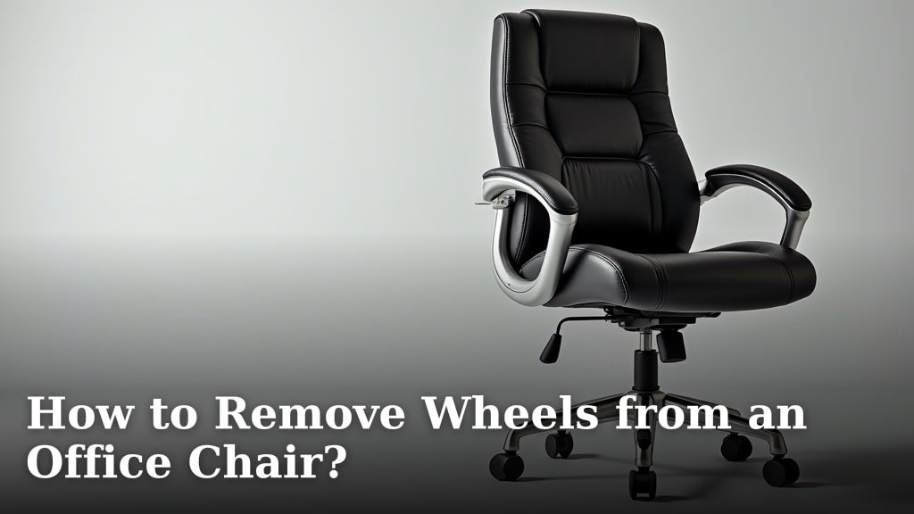 How to Remove Wheels from an Office Chair?