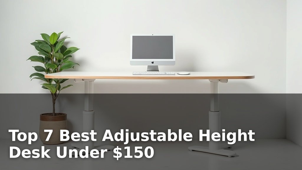 Best Adjustable Height Desk Under $150