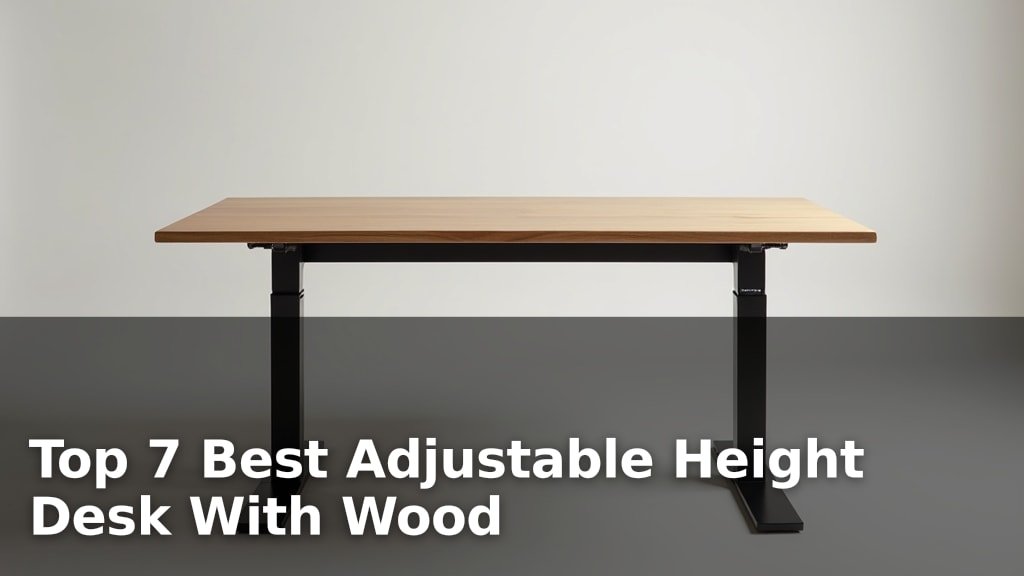 Best Adjustable Height Desk With Wood