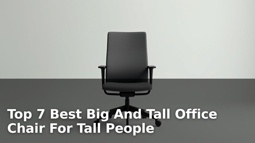 Best Big And Tall Office Chair For Tall People
