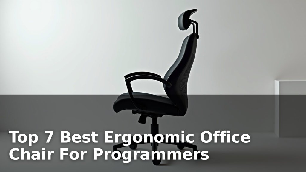 Best Ergonomic Office Chair For Programmers