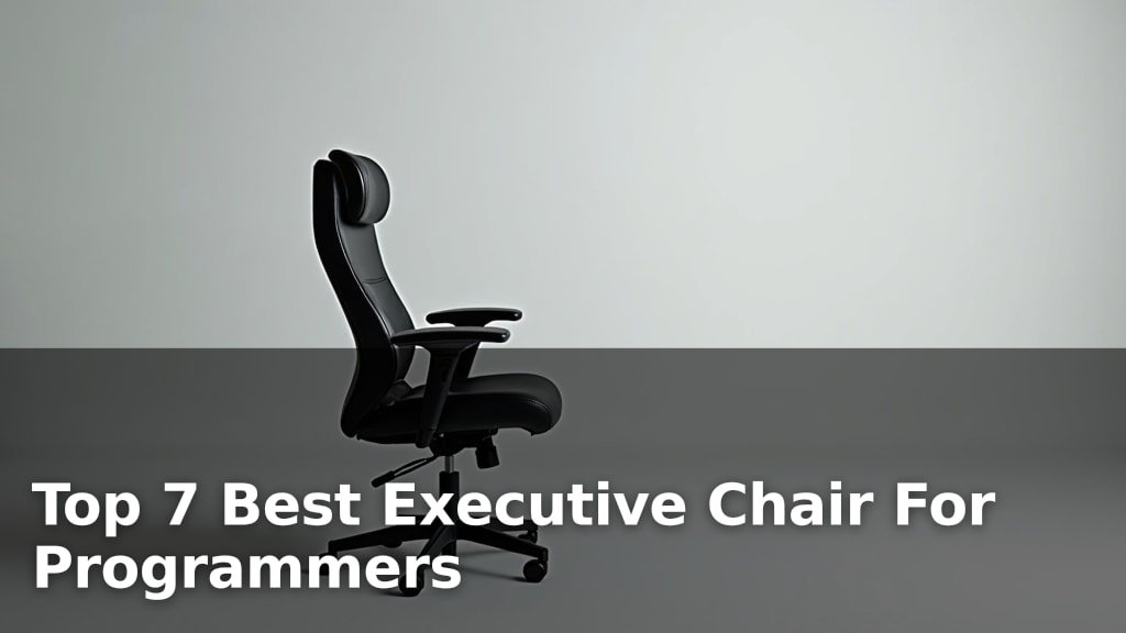 Best Executive Chair For Programmers
