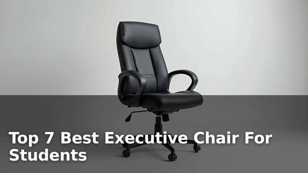 Best Executive Chair For Students