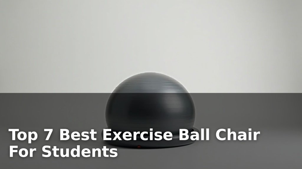 Best Exercise Ball Chair For Students