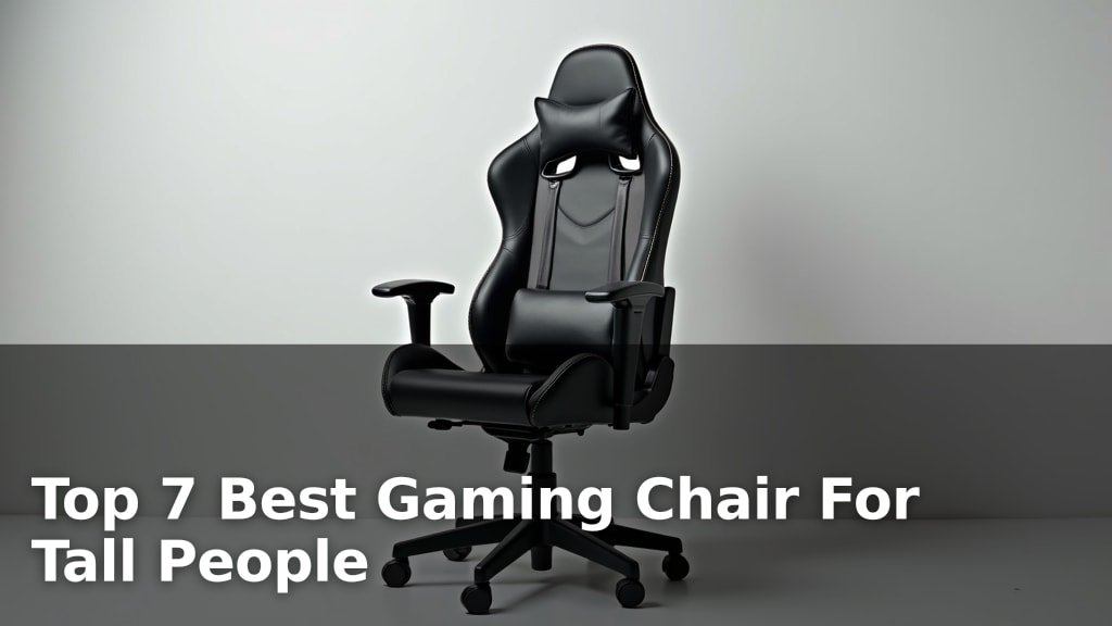 Best Gaming Chair For Tall People
