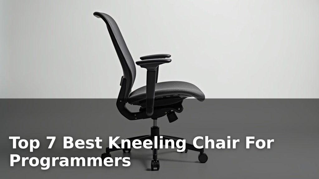 Best Kneeling Chair For Programmers