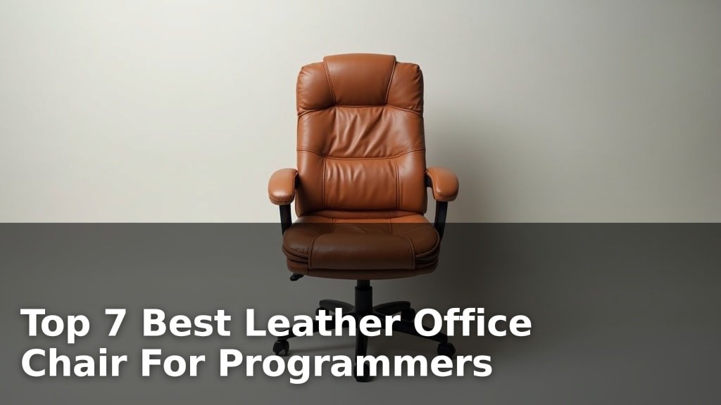 Best Leather Office Chair For Programmers