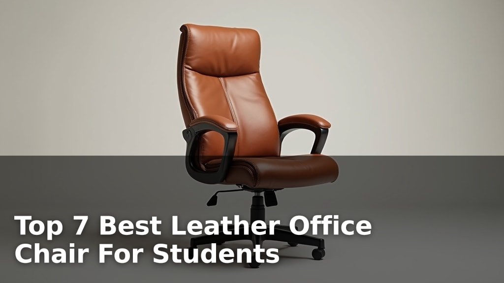 Best Leather Office Chair For Students