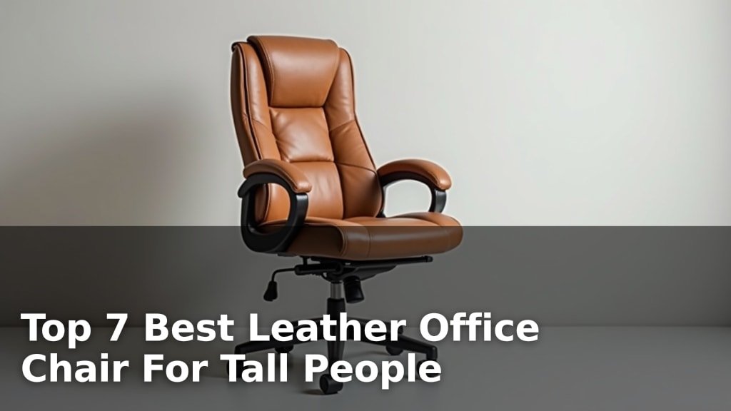 Best Leather Office Chair For Tall People
