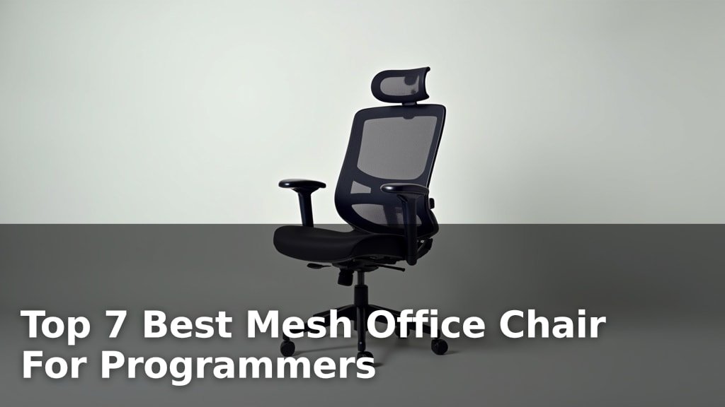 Best Mesh Office Chair For Programmers