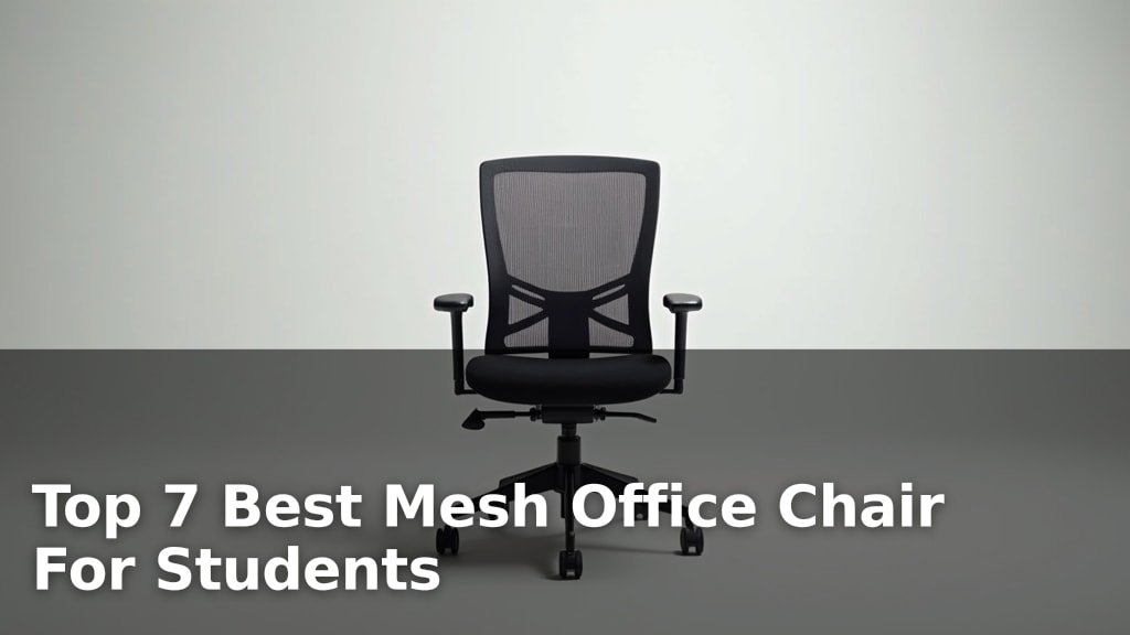 Best Mesh Office Chair For Students