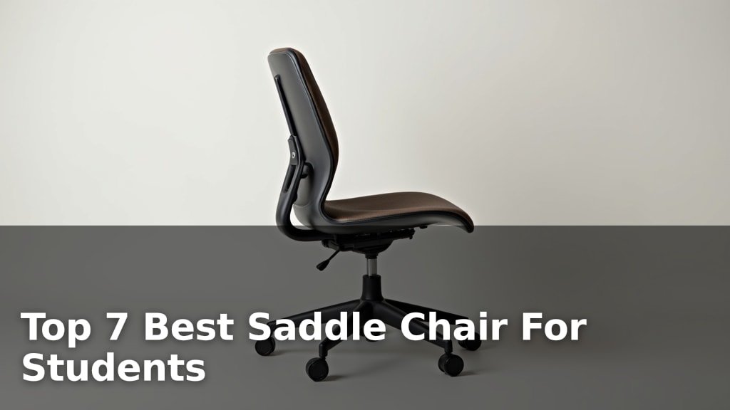 Best Saddle Chair For Students