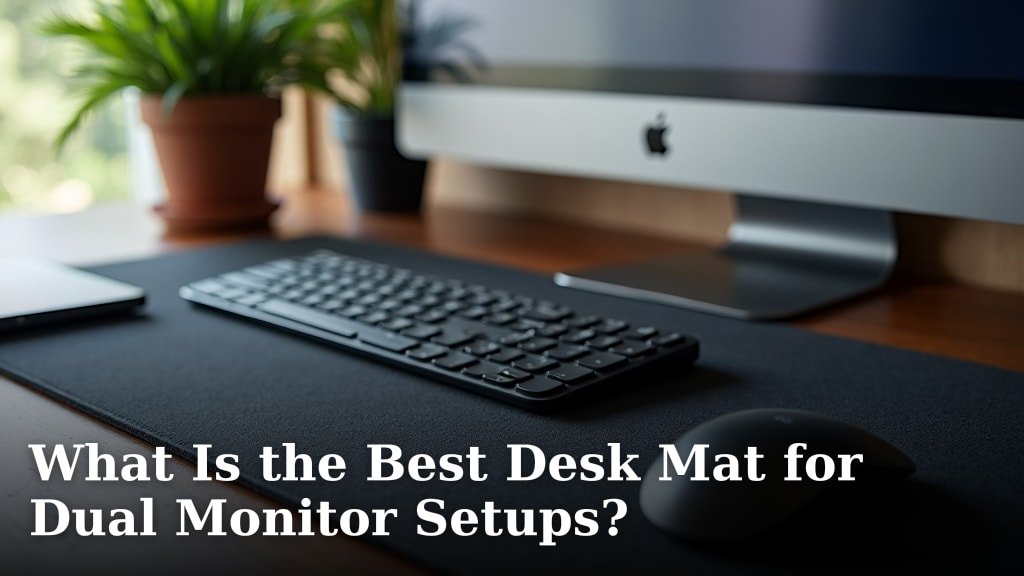 What Is the Best Desk Mat for Dual Monitor Setups?