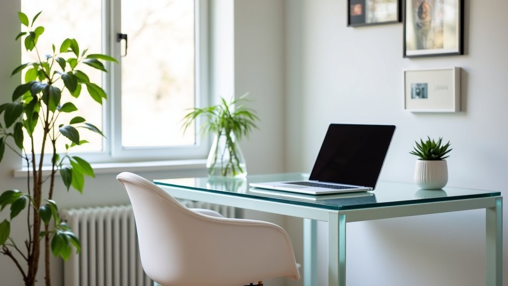 Choosing the Right Glass Desk for Your Bedroom Workspace