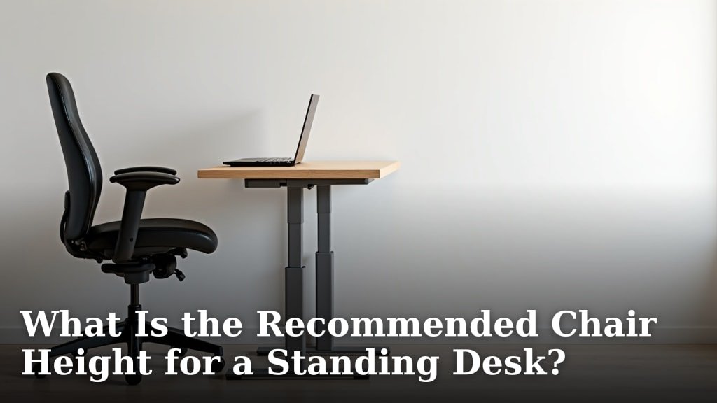 What Is the Recommended Chair Height for a Standing Desk?